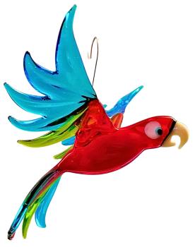 Hängevogel, Papagei (rot-grün-hellblau)